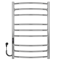Electric towel dryer Adele (800*500,9,Polished,Left,JD03)