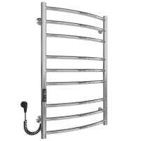 Electric towel dryer Adele (800*500,9,Polished,Left,JD03)