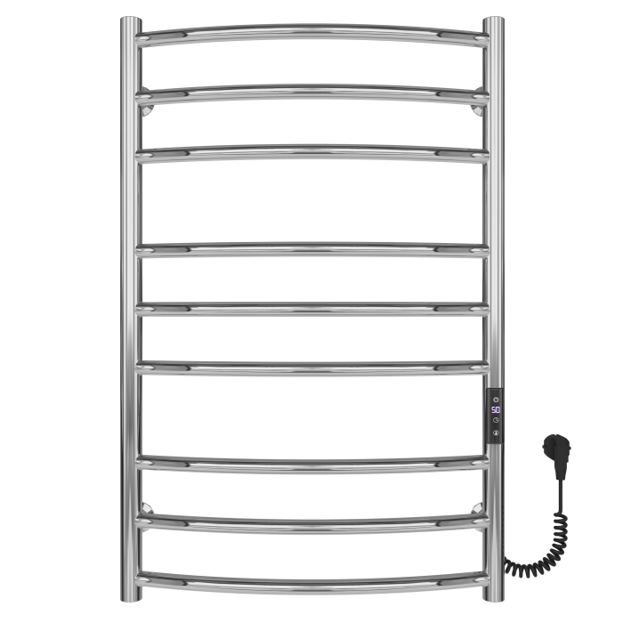 Electric towel dryer Adele (800*500,9,Polished,Right,JD03)