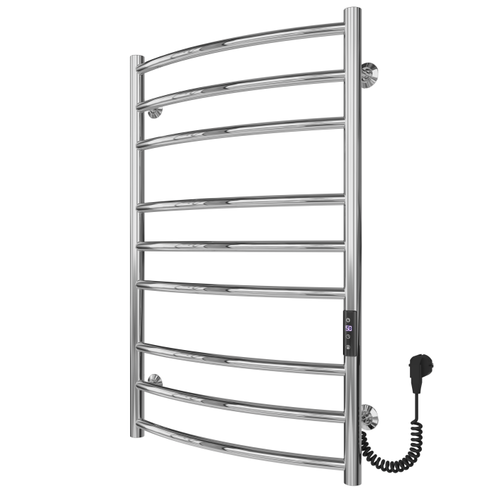 Electric towel dryer Adele (800*500,9,Polished,Right,JD03)