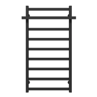 Water towel dryer Aqua (1000*500,9,Black,Left)