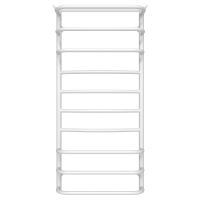 Water towel dryer Aurora (1100*500,10,White,Lower)