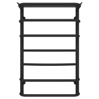 Water towel dryer Aurora (800*500,7,Black,Right)
