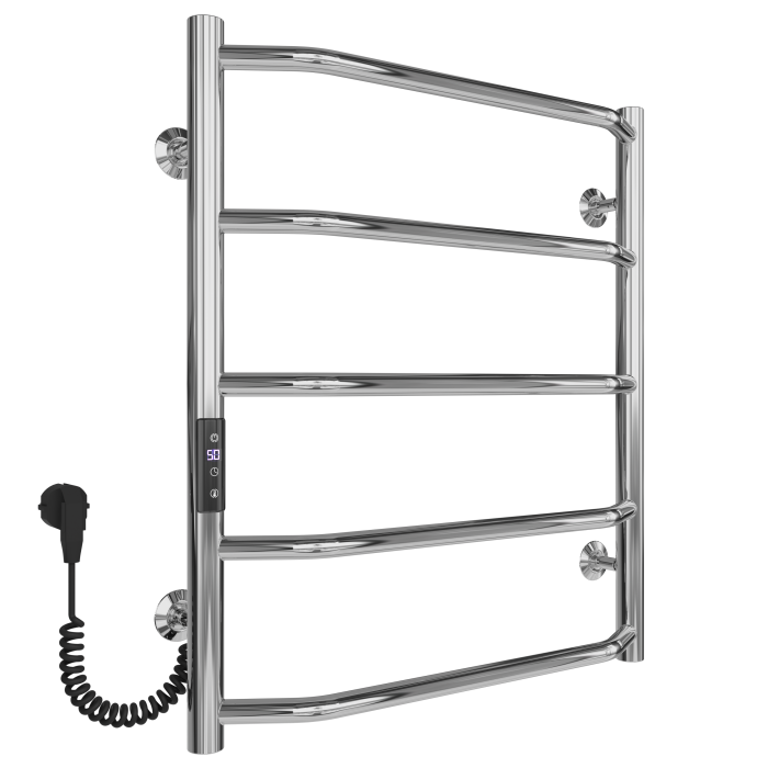 Electric towel dryer Ava (600*500,5,Polished,Left,JD03)