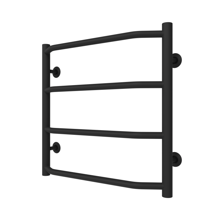 Рушникосушарка водяна Ava (500*500,4,Чорна,Нижнє підключення)