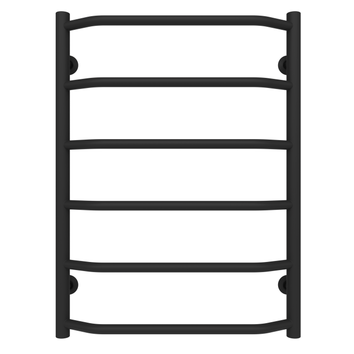 Рушникосушарка водяна Ava (700*500,6,Чорна,Нижнє підключення)