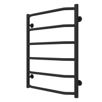 Рушникосушарка водяна Ava (700*500,6,Чорна,Нижнє підключення)
