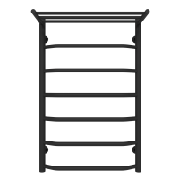 Water towel dryer Dream (800*500,7,Black,Right)