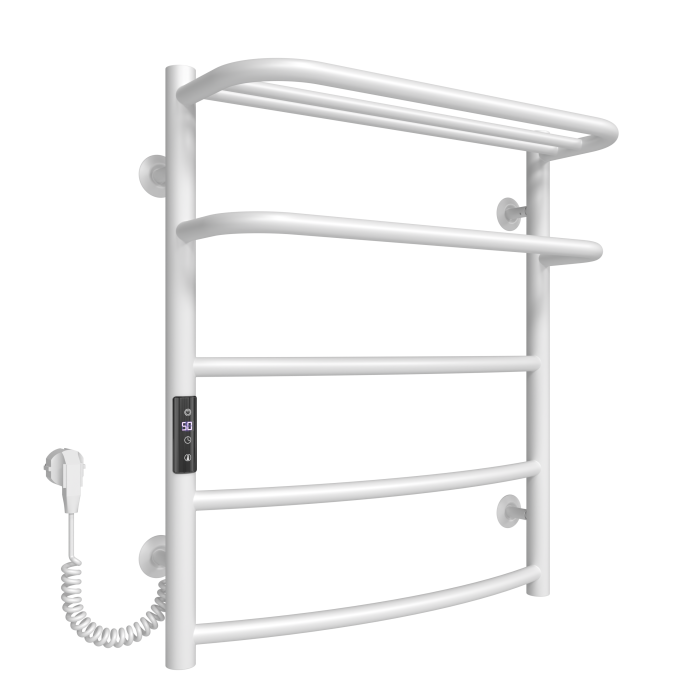Electric towel dryer Optima (600*500,5,White,Left,JD03)
