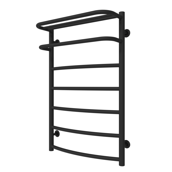 Рушникосушарка водяна Optima (800*500,7,Чорна,Нижнє підключення)