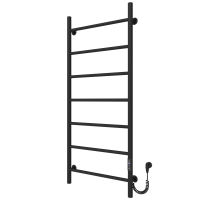 Electric towel dryer Round (1200*500,7,Black,Right,JD03)