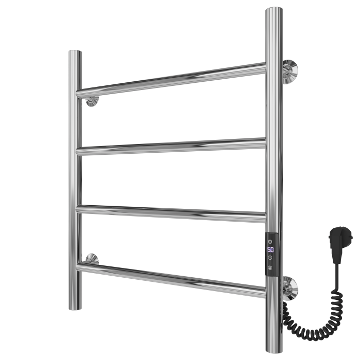 Electric towel dryer Round (600*500,4,Polished,Right,JD03)