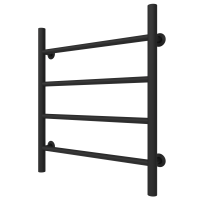 Water towel dryer Round (600*500,4,Black,Left)
