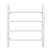 Рушникосушарка водяна Round (600*500,4,Біла,Ліве підключення)