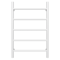 Water towel dryer Round (800*500,5,White,Right)