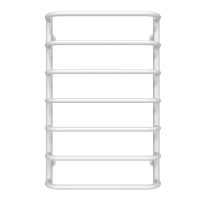 Рушникосушарка водяна Sunny (800*500,7,Біла,Праве підключення)