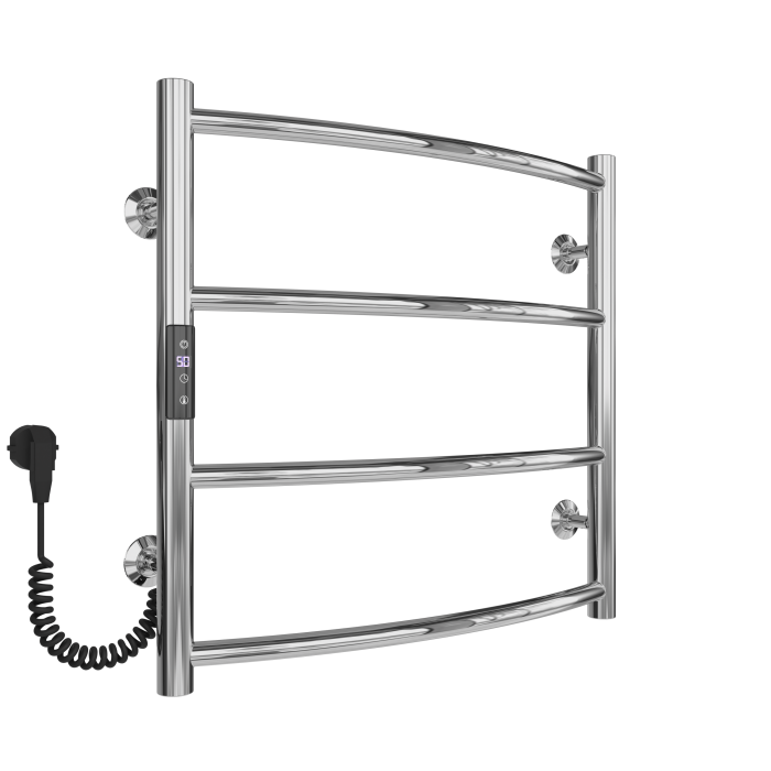 Electric towel dryer Sora (500*500,4,Polished,Left,JD03)