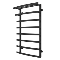 Water towel dryer Terra (1000*500,8,Black,Left)