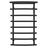 Water towel dryer Terra (1000*500,8,Black,Left)