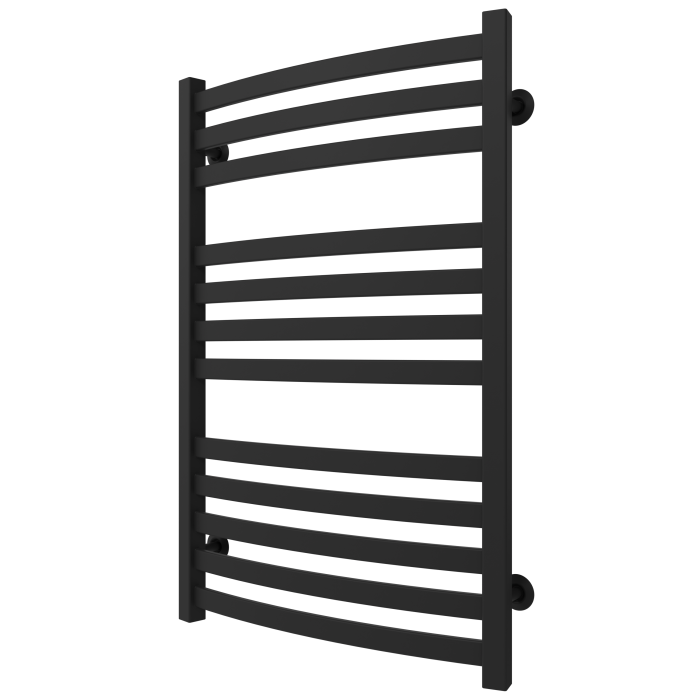 Water towel dryer Vega (800*500,12,Black,Left)